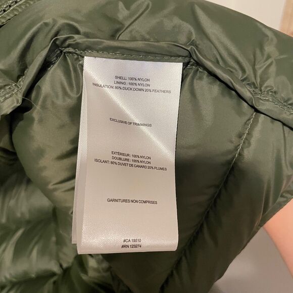 Lole Le Claudia 100% Real Down moss green jacket, size M - Picture 6 of 13